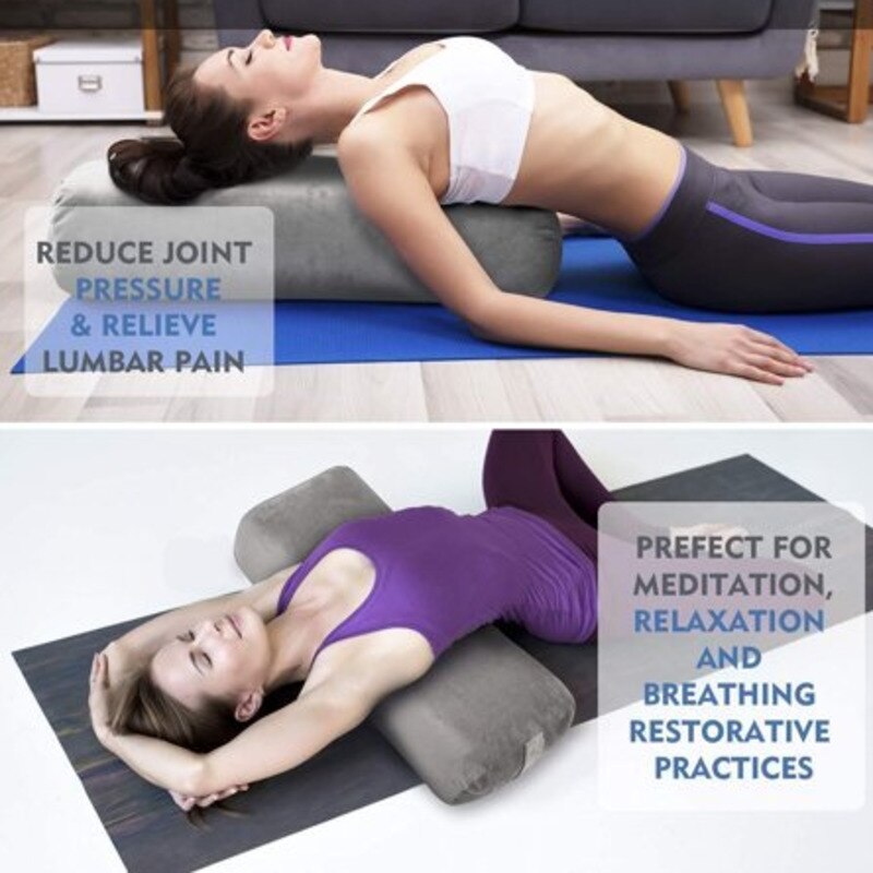Oreiller de traversin de yoga